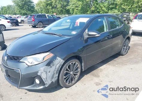 2015 Toyota Corolla S Plus z USA, uszkodzony, nr VIN 2T1BURHE5FC464336